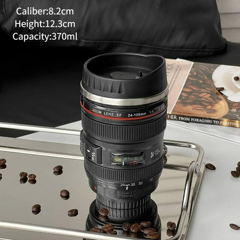 Stainless Steel Travel Thermos – Hot & Thermal Cup with Cover, Coffee Mug