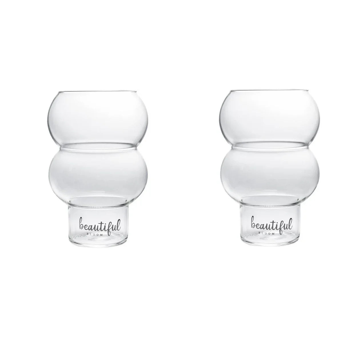 Transparent Glass Cup – Heat-Resistant, For Coffee, Yogurt, Whiskey, or Wine