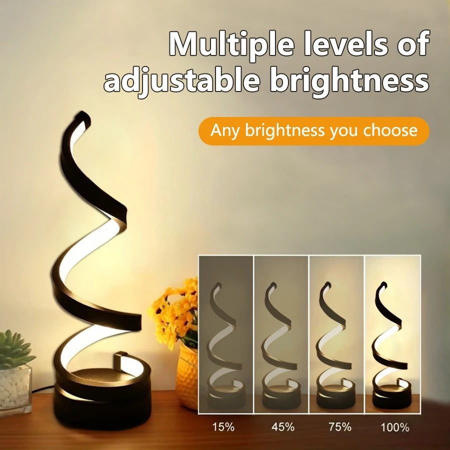 “USB Bedside Lamp – Soft Light for Living Room or Office