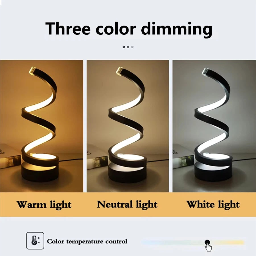 “USB Bedside Lamp – Soft Light for Living Room or Office