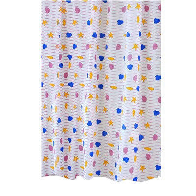Waterproof shower curtain.