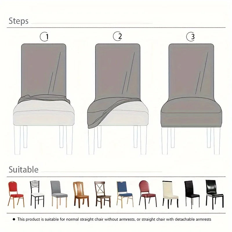 Stretch Chair Covers – Washable & Non-Slip