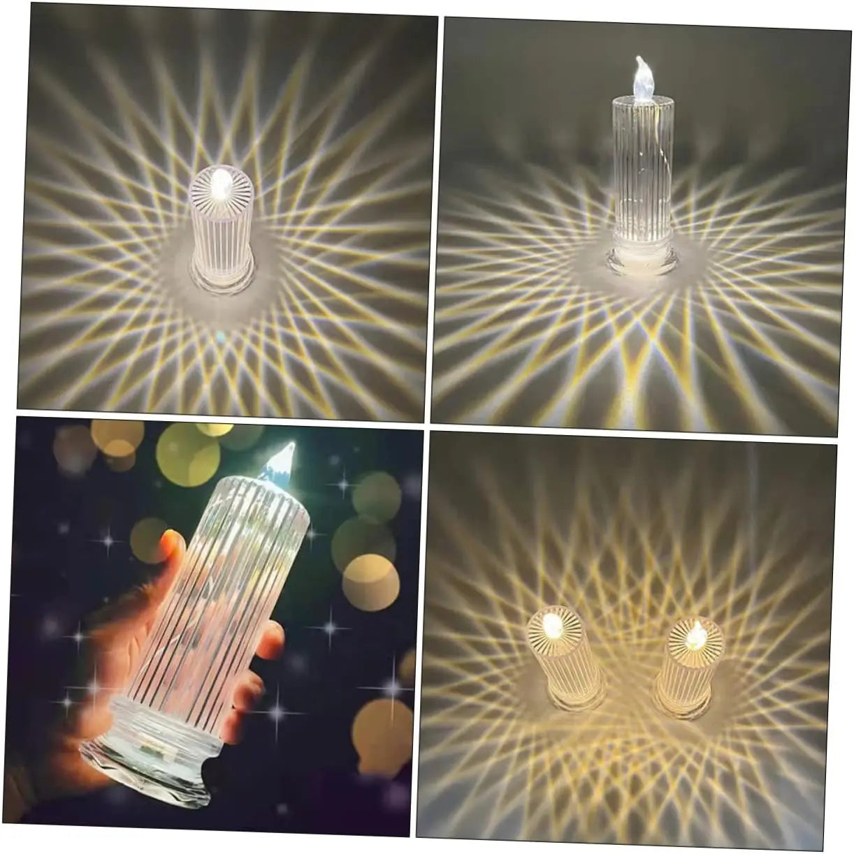Crystal LED Flameless Candle