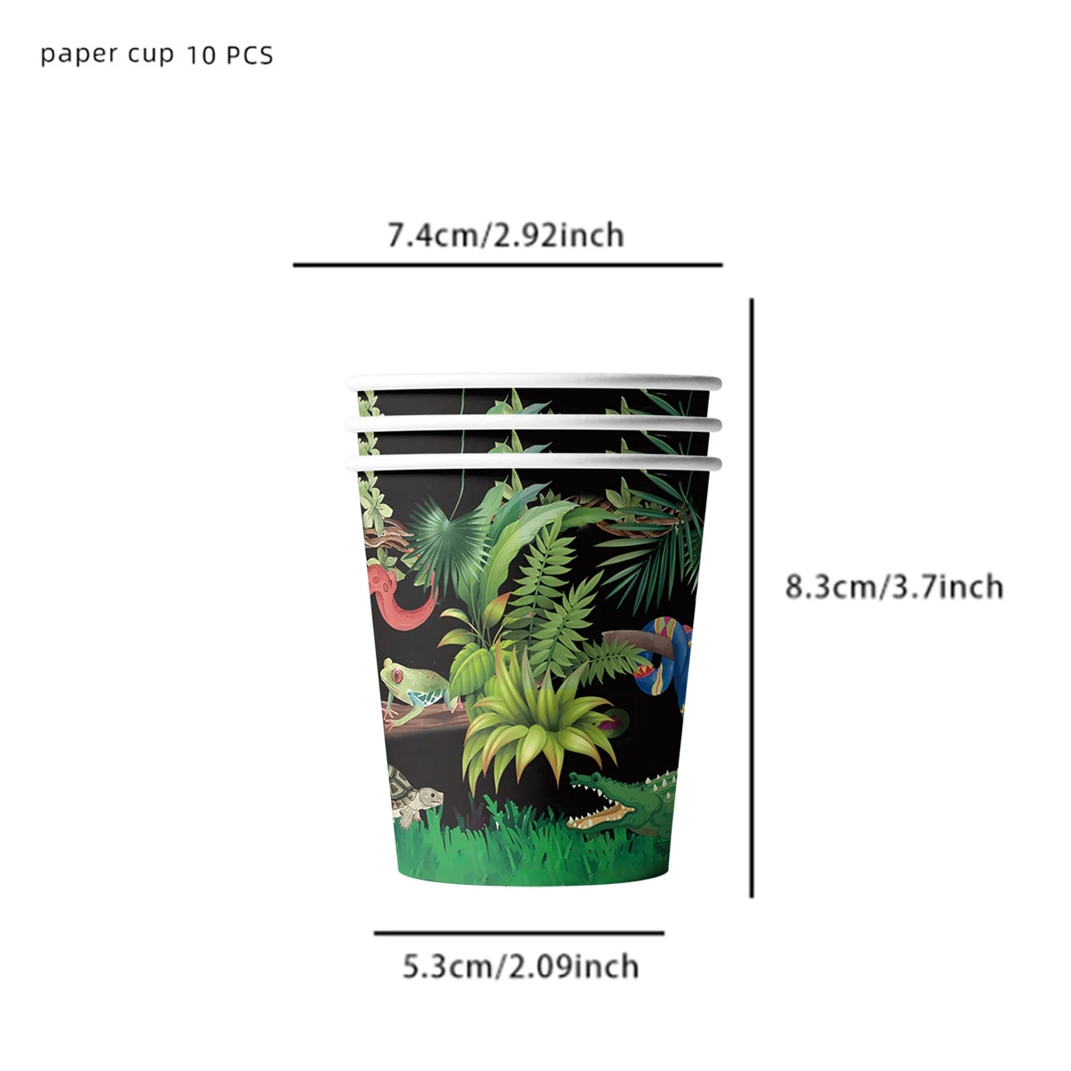 Reptile Party Supplies – Lizard & Snake Theme Tableware Set