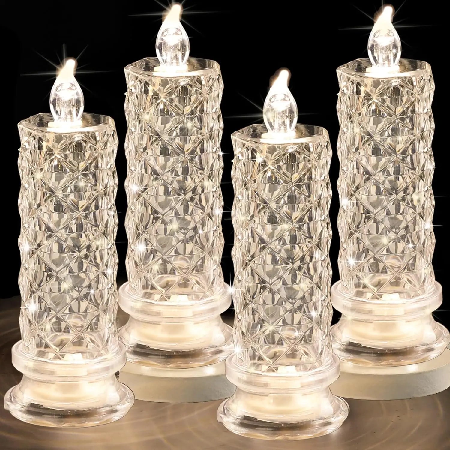Crystal LED Flameless Candle
