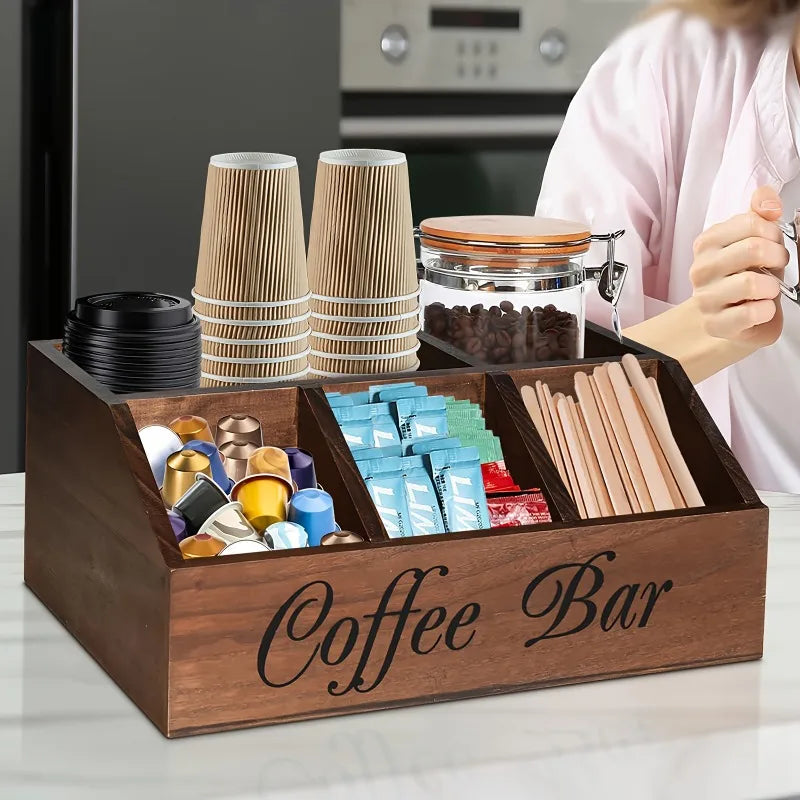 Solid Wood Storage Box Organizer