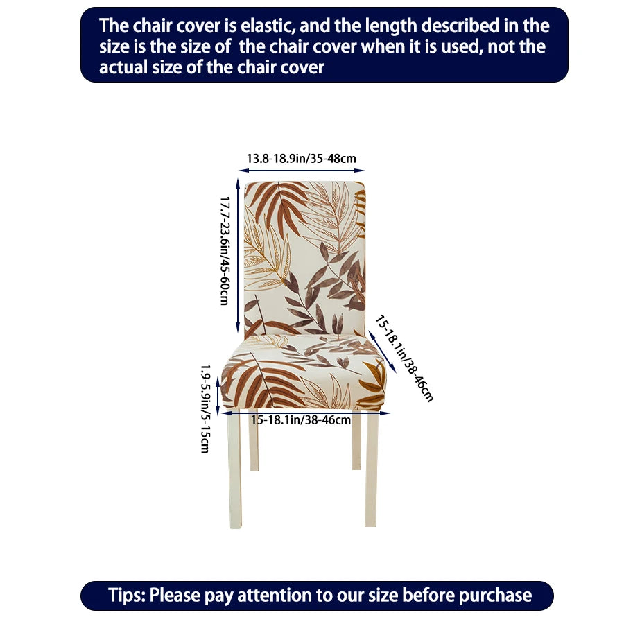 Elastic Chair Cover – Dust-Proof, Easy Fit & Remove