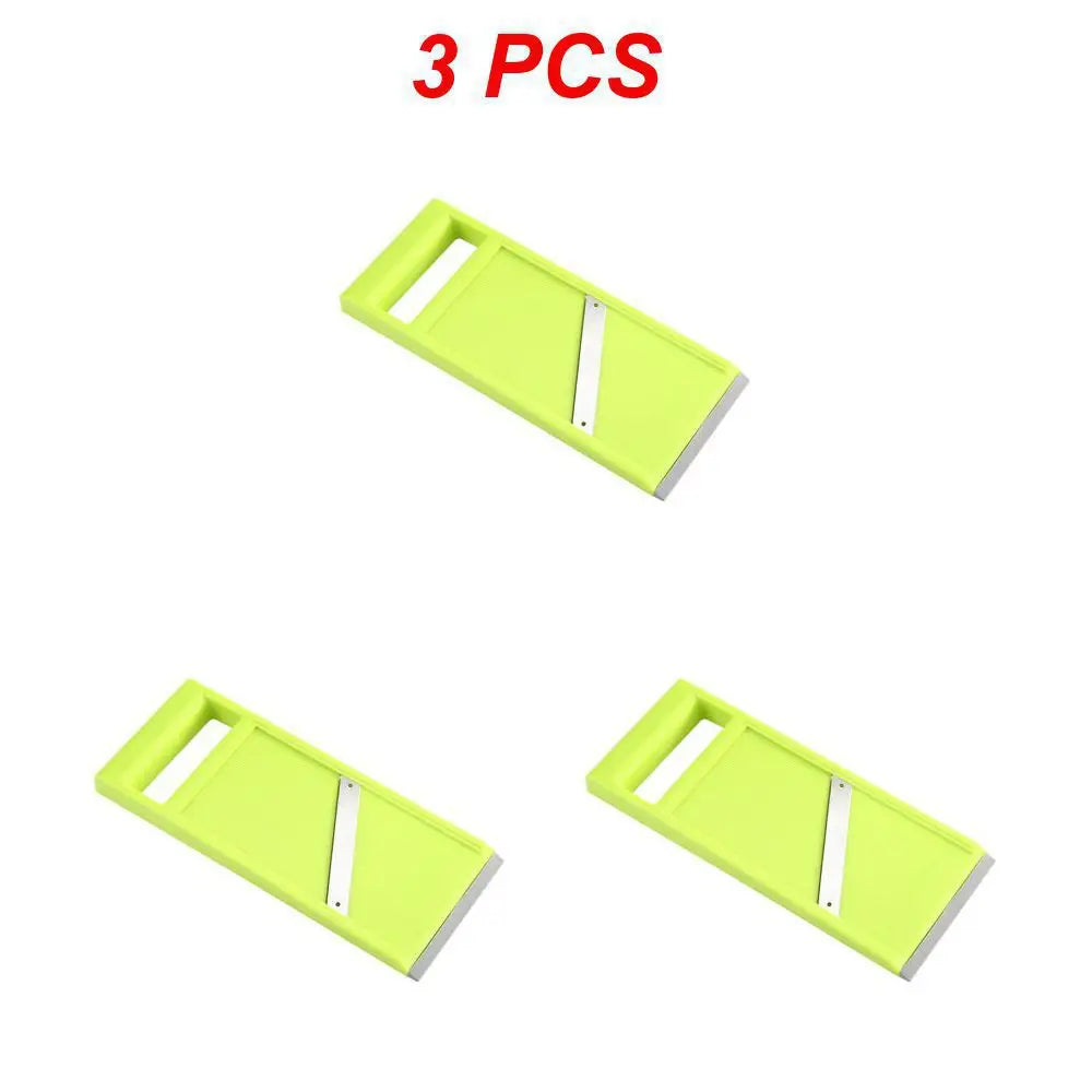 Multifunctional vegetable cutter and slicer.