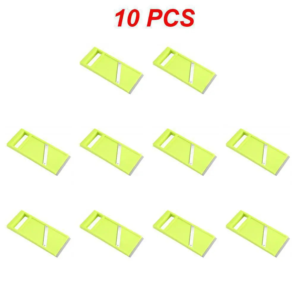 Multifunctional vegetable cutter and slicer.