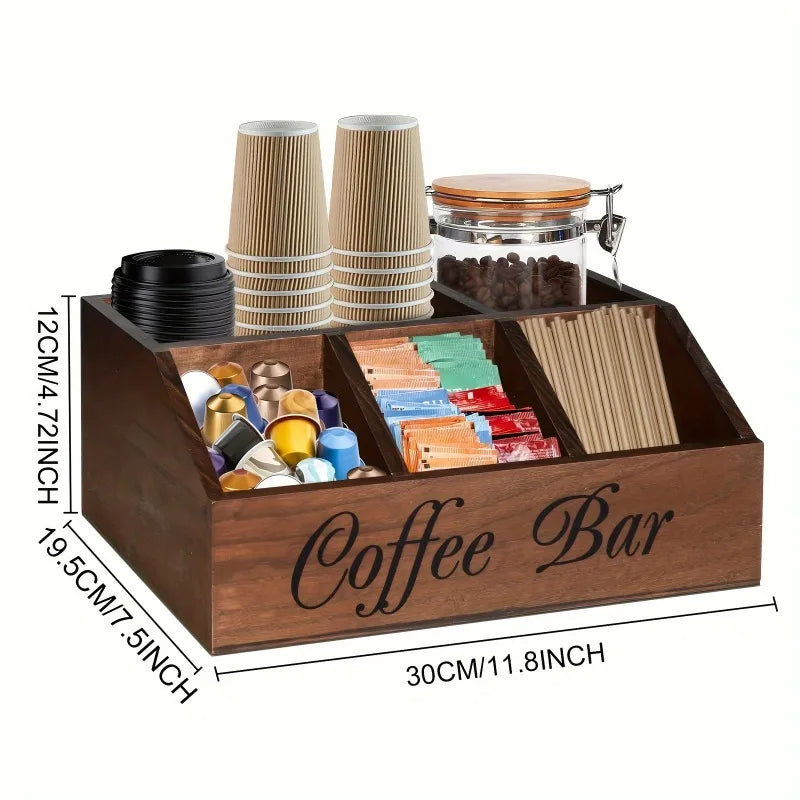 Solid Wood Storage Box Organizer