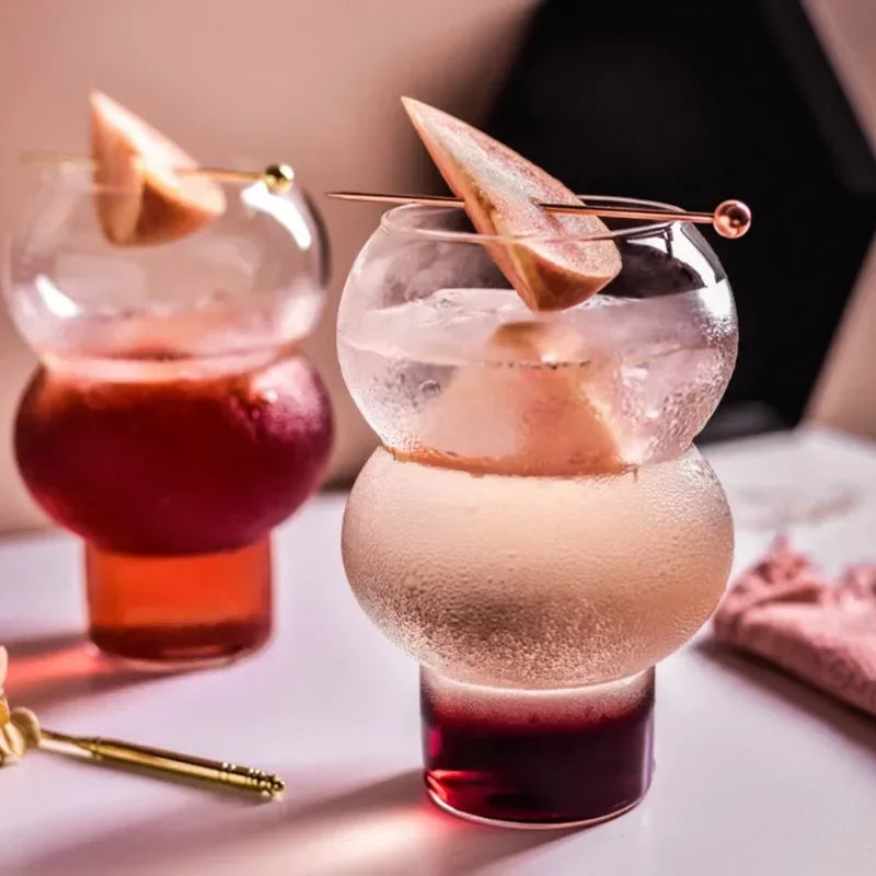 Transparent Glass Cup – Heat-Resistant, For Coffee, Yogurt, Whiskey, or Wine
