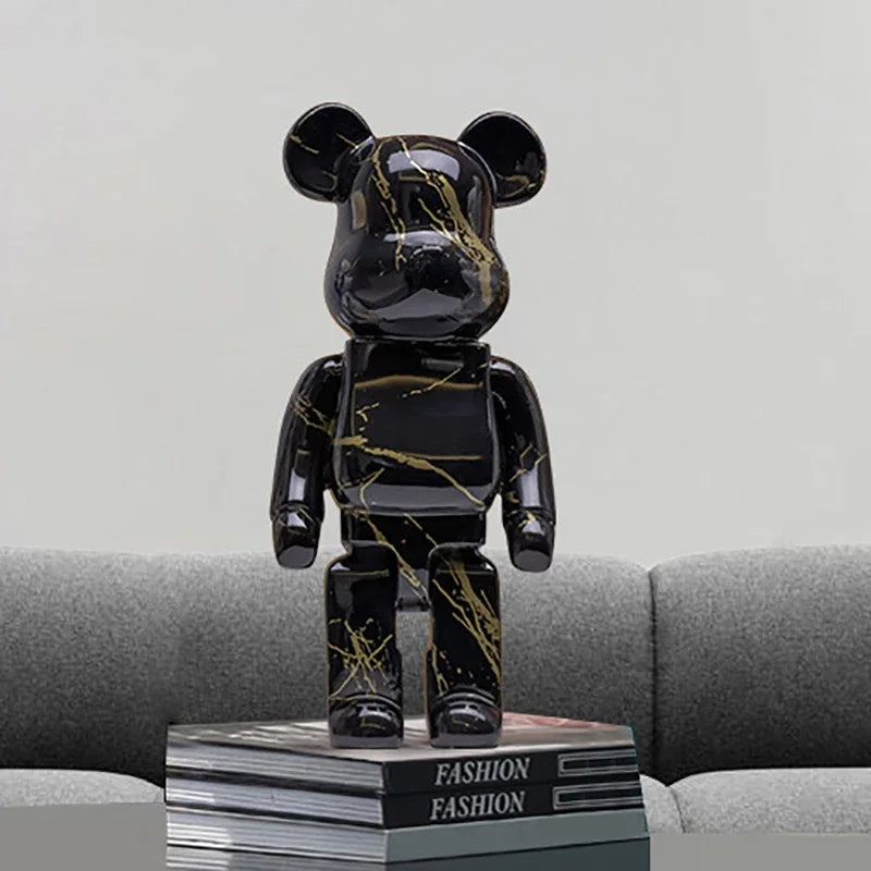 27cm Graffiti Bear Figurine Home Decor