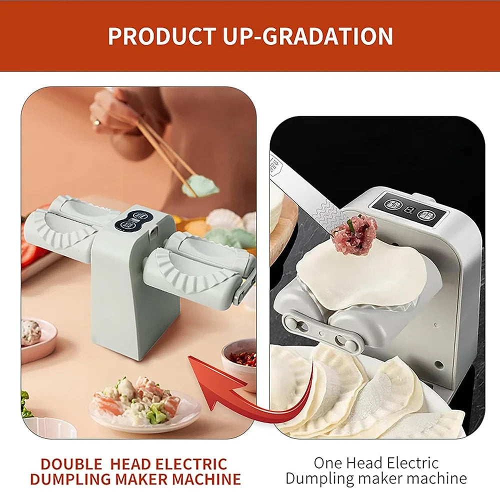 Electric double-head dumpling maker.