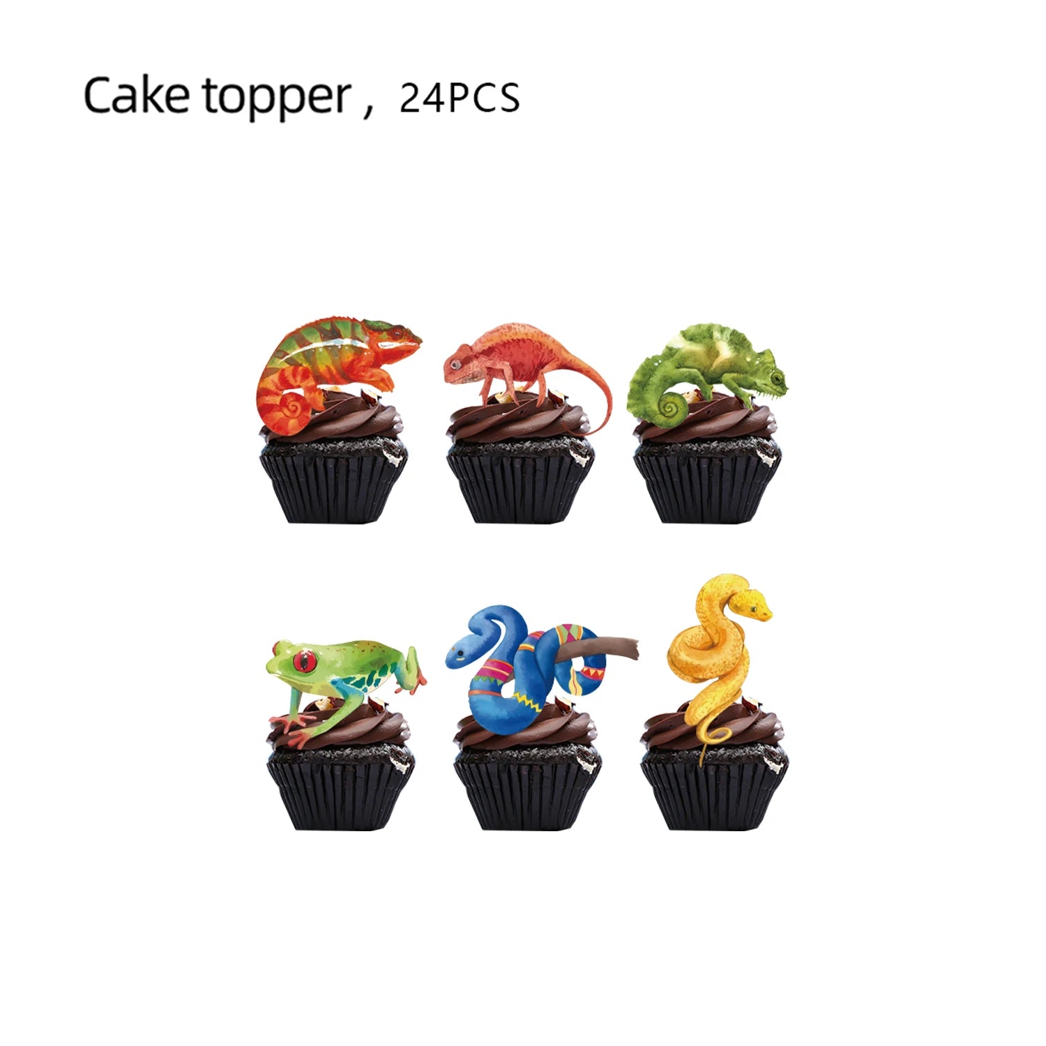 Reptile Party Supplies – Lizard & Snake Theme Tableware Set