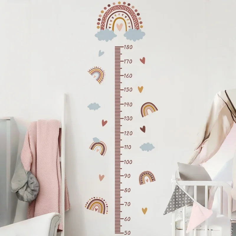 Height measurement wall sticker.
