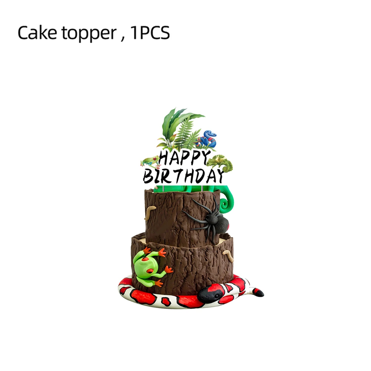 Reptile Party Supplies – Lizard & Snake Theme Tableware Set