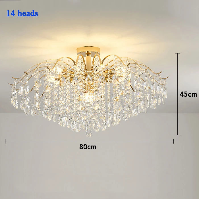 Modern Luxury Crystal Ceiling Chandelier