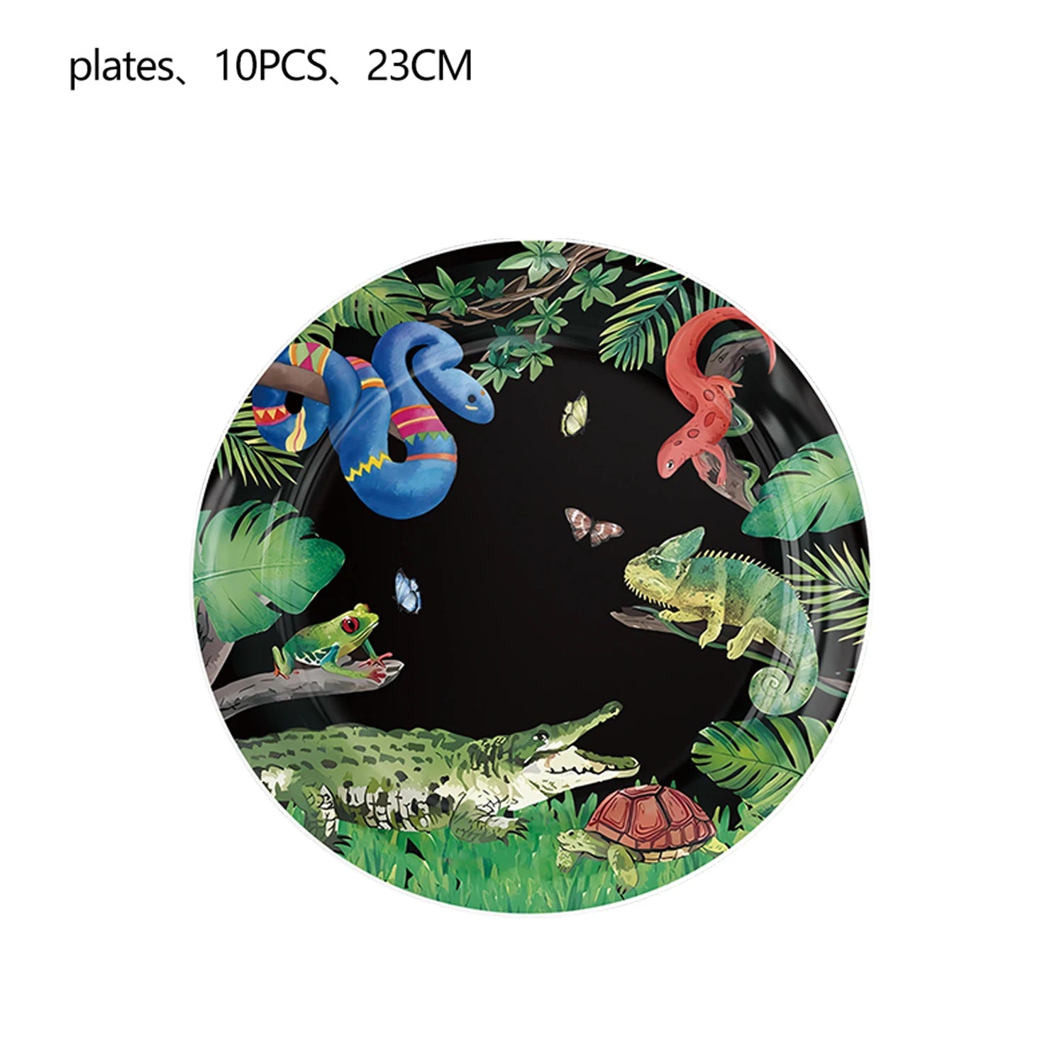 Reptile Party Supplies – Lizard & Snake Theme Tableware Set