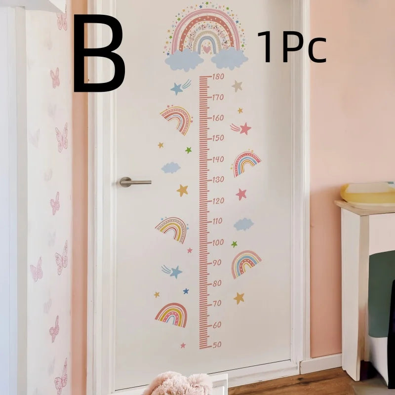 Height measurement wall sticker.