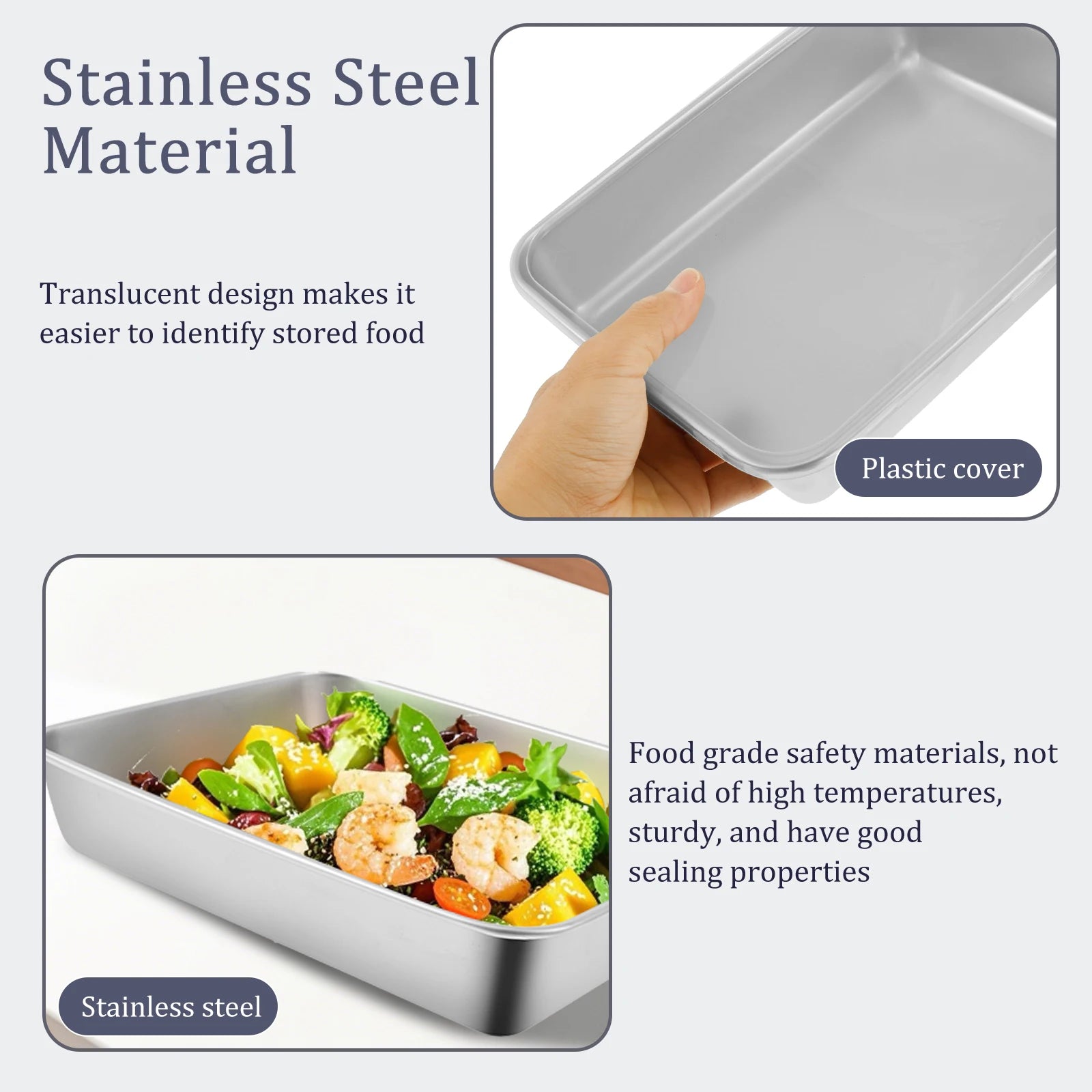 Stainless Steel Fridge Organizer