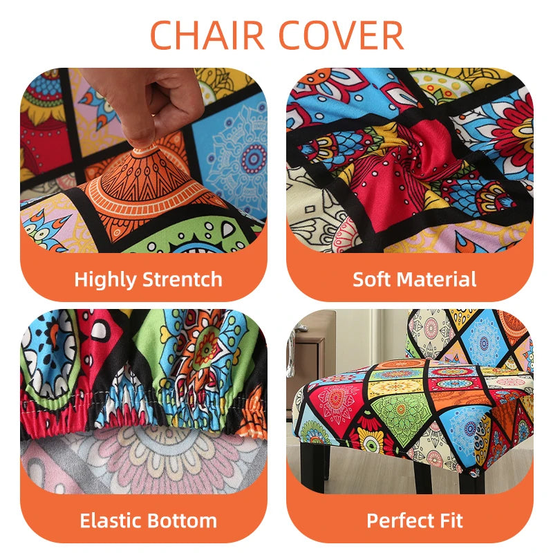 Stretch Chair Covers – Washable & Non-Slip