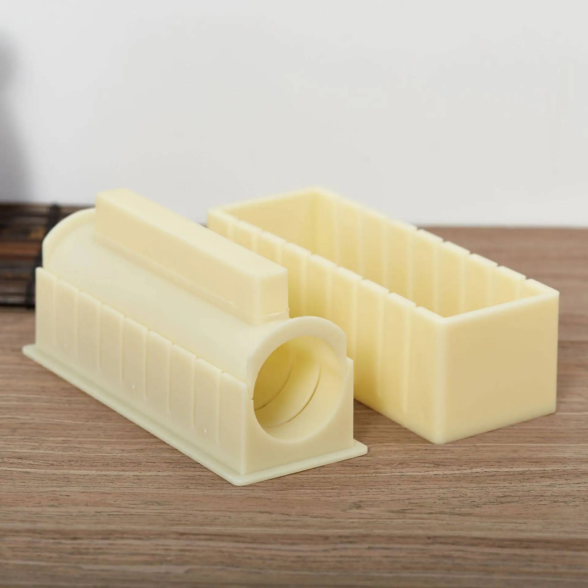 DIY Sushi Making Kit — Rice Roller with Fork & Spatula for Home Use.