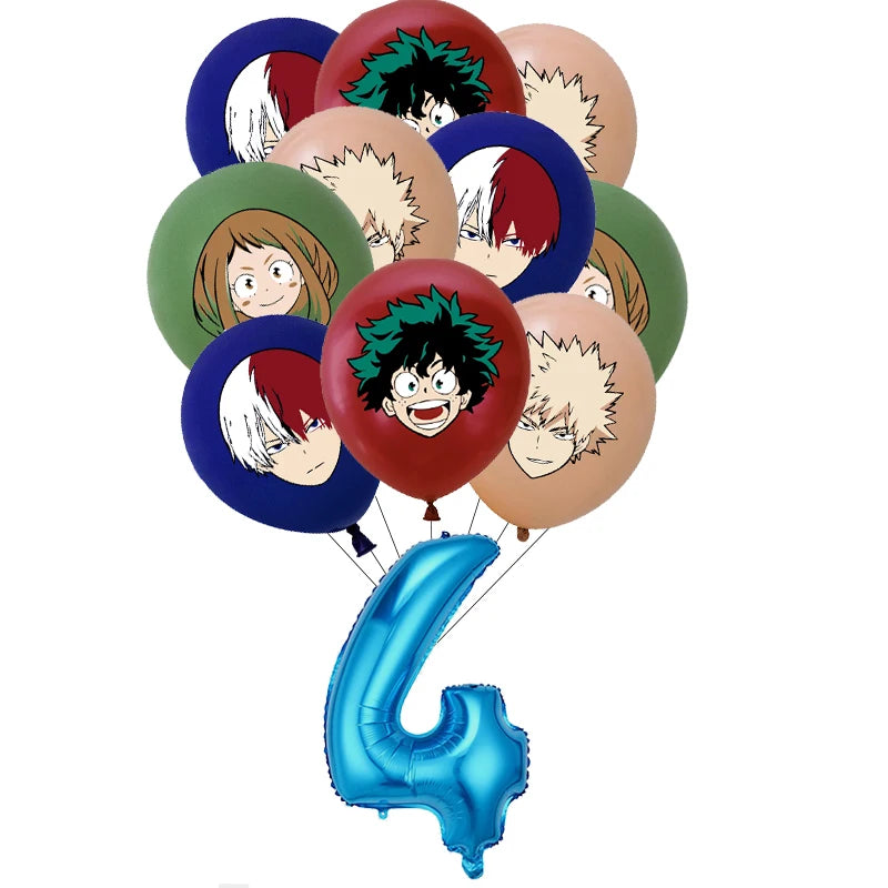 My Hero Academia Birthday Party Kit – Cake Topper & Tableware
