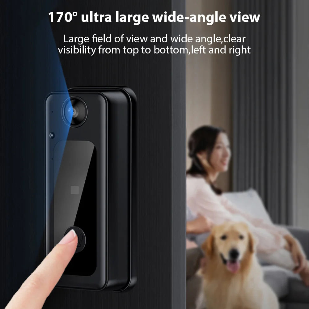 2.4G Wireless Video Doorbell – 4.3" Screen, Two-Way Intercom