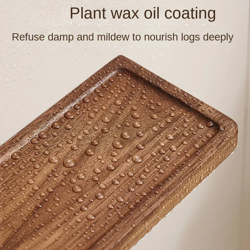 Wood wall paper holder.