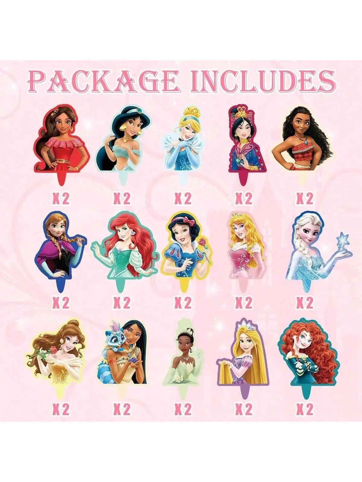 Disney Princess Fork Picks – 30pcs