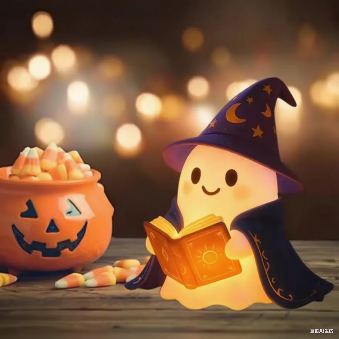 Fantôme mignon lumineux