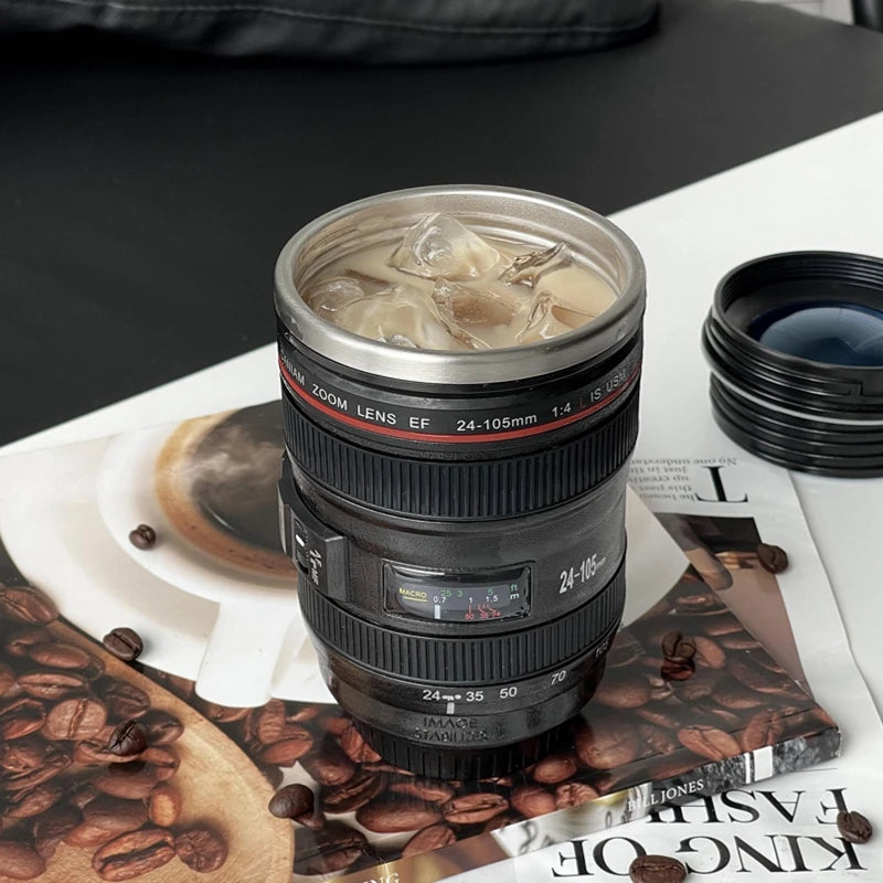 Stainless Steel Travel Thermos – Hot & Thermal Cup with Cover, Coffee Mug