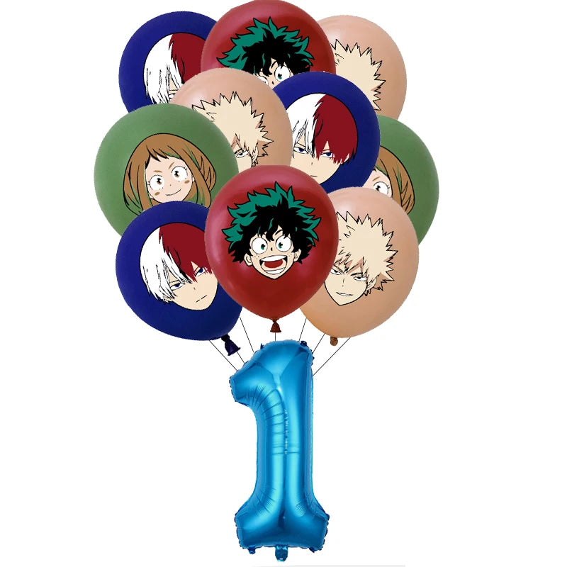 My Hero Academia Birthday Party Kit – Cake Topper & Tableware