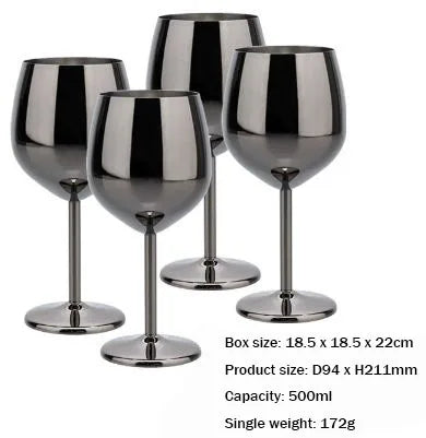 Rainbow stainless steel wine glass. 🥂