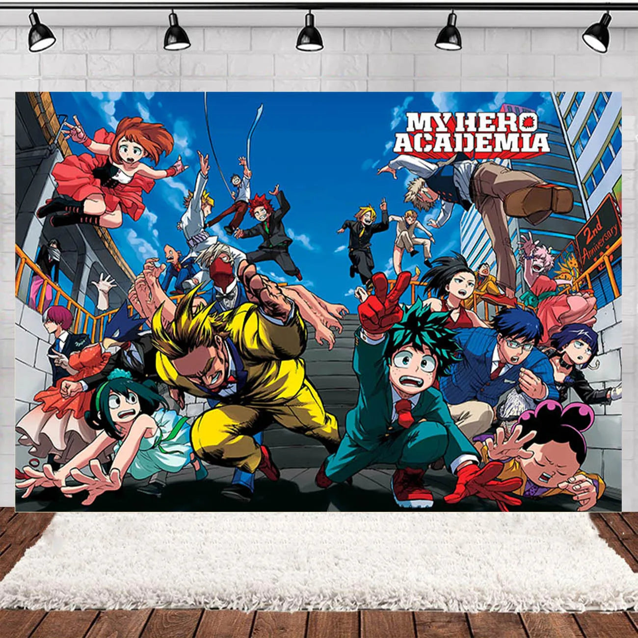 My Hero Academia Birthday Party Kit – Cake Topper & Tableware