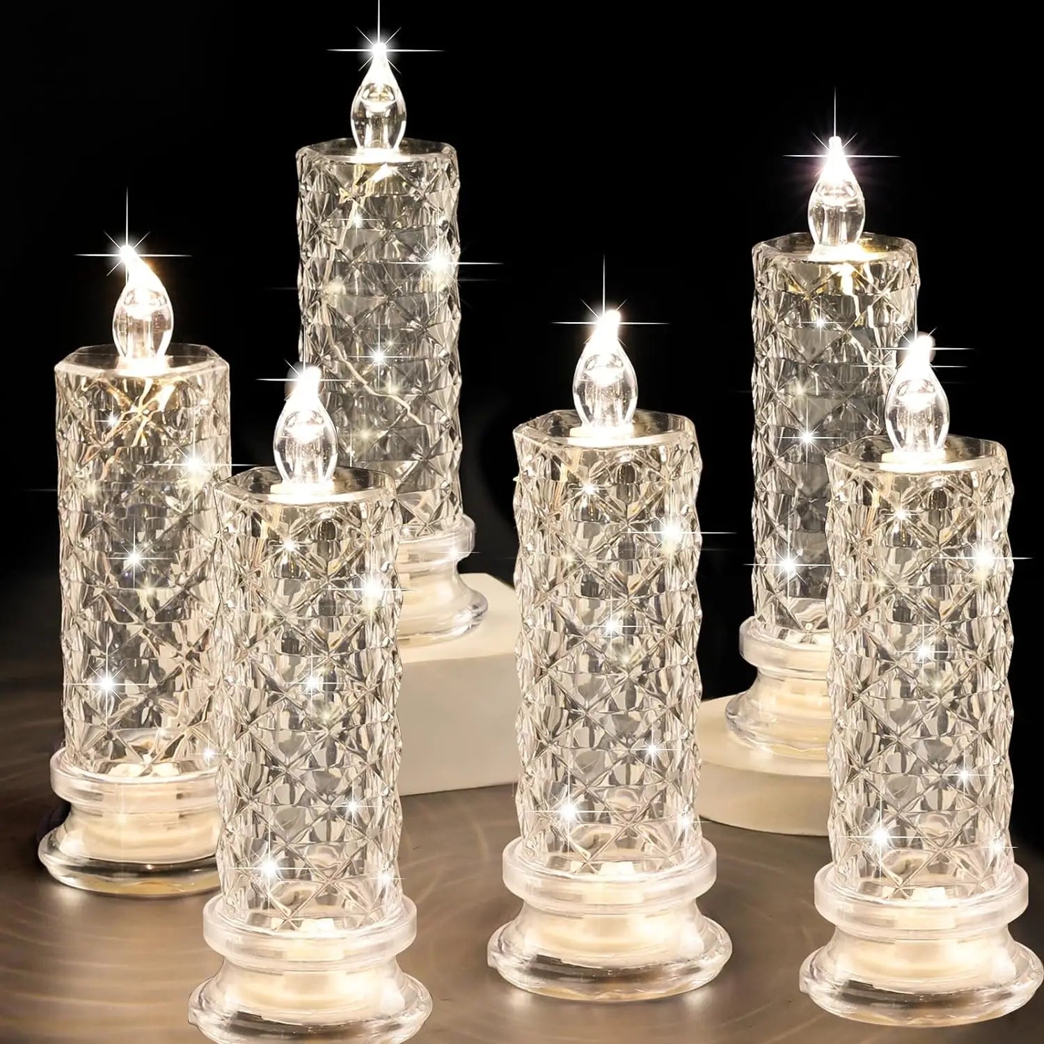 Crystal LED Flameless Candle