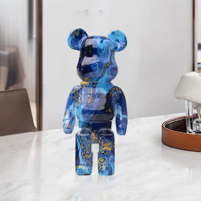 27cm Graffiti Bear Figurine Home Decor