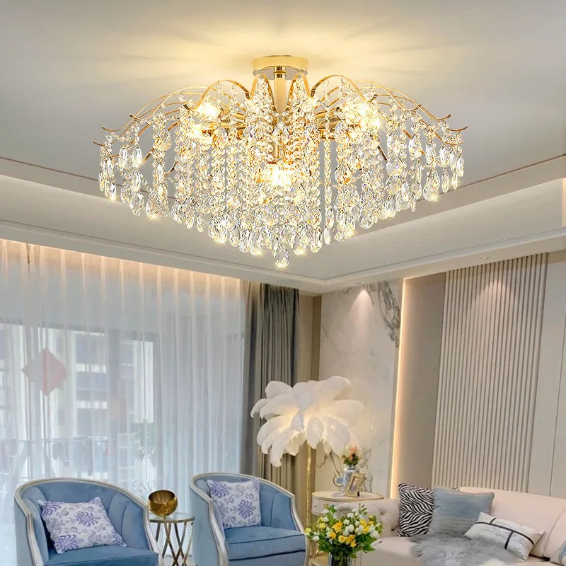 Modern Luxury Crystal Ceiling Chandelier