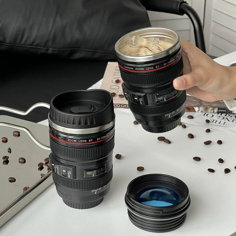 Stainless Steel Travel Thermos – Hot & Thermal Cup with Cover, Coffee Mug