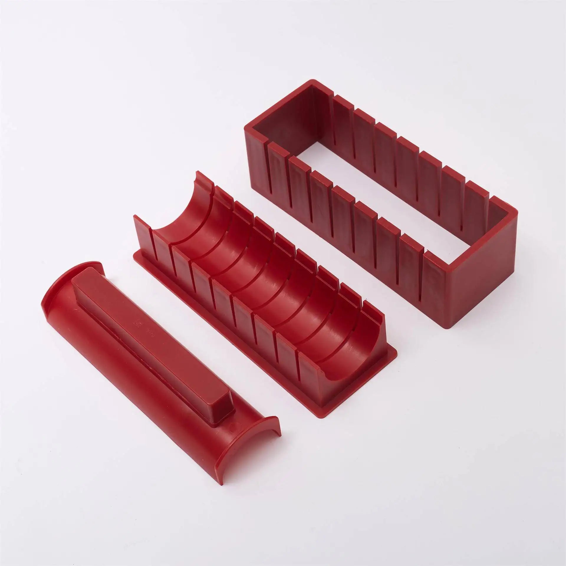 DIY Sushi Making Kit — Rice Roller with Fork & Spatula for Home Use.