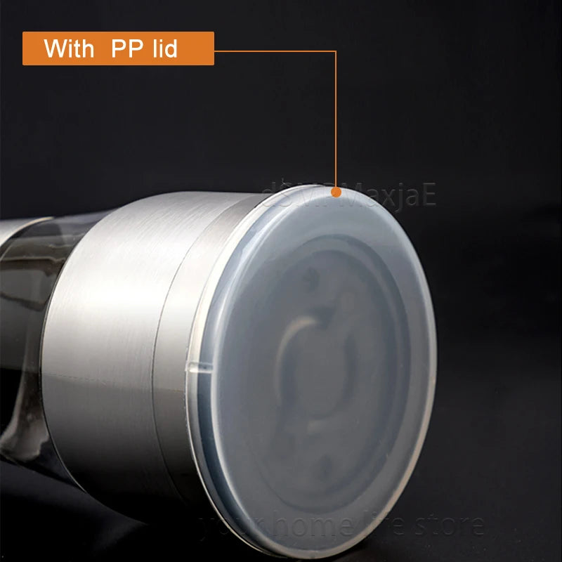 1–2 stainless steel manual pepper grinders for kitchen use.