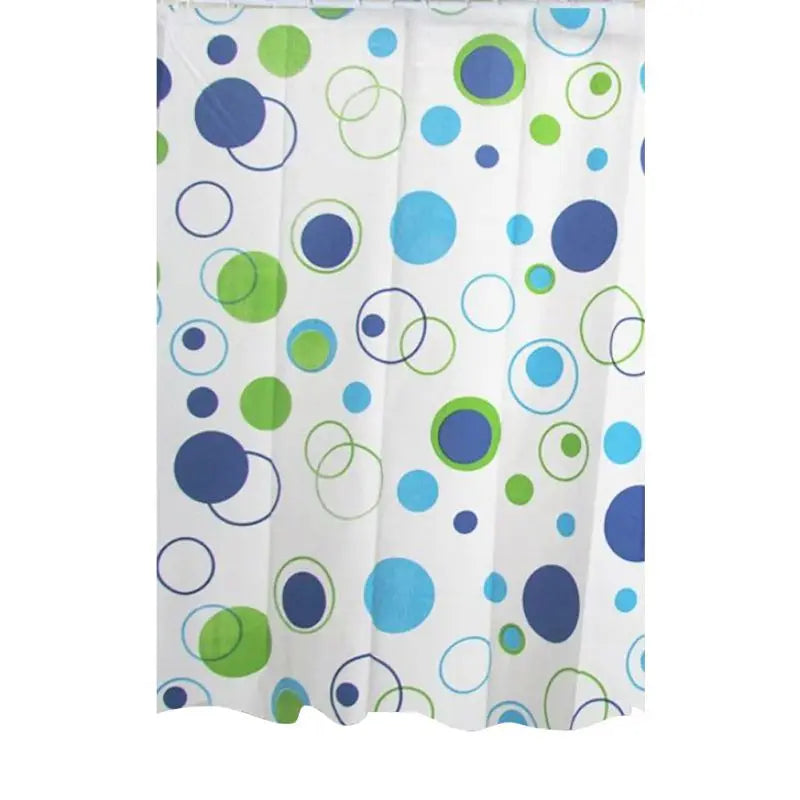 Waterproof shower curtain.