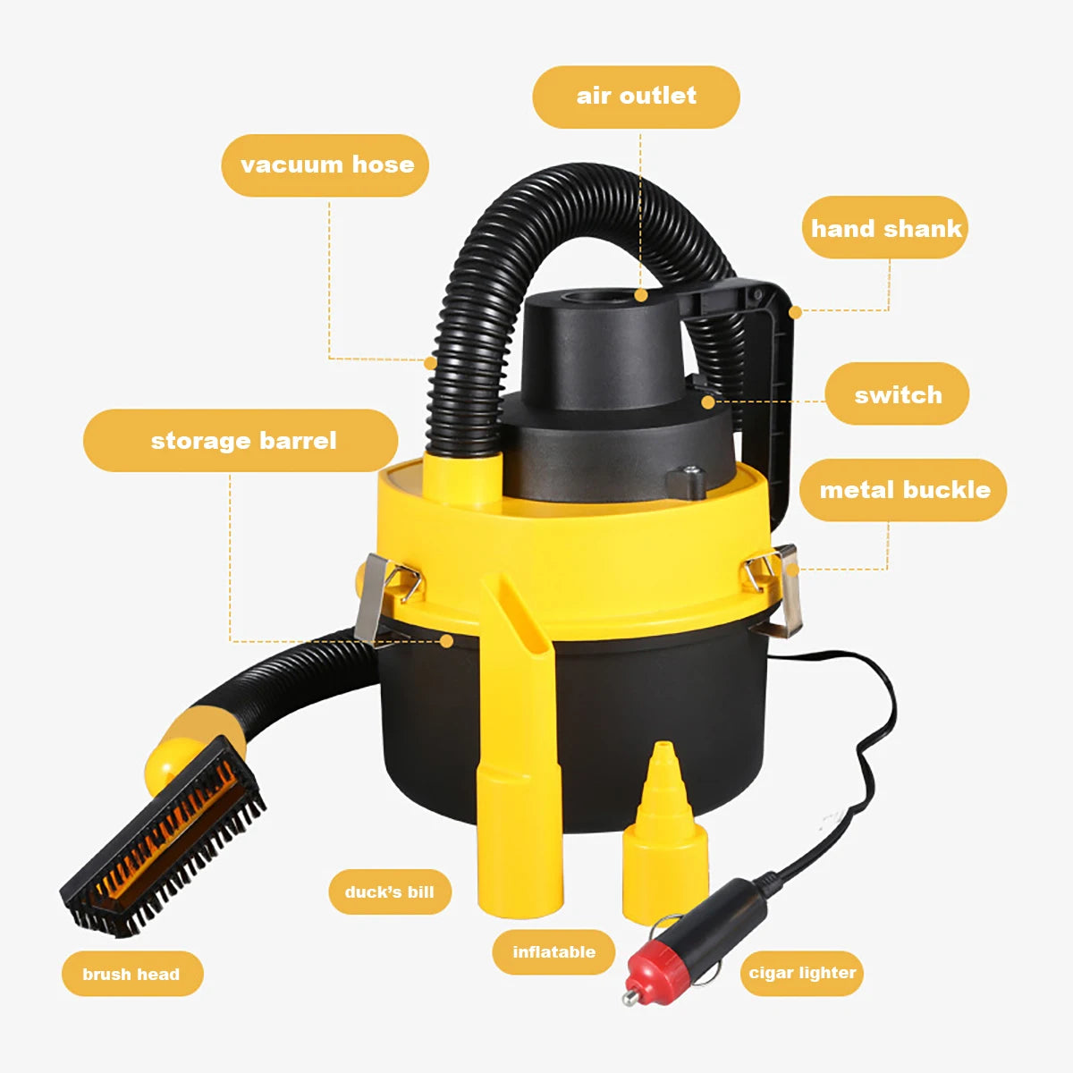 12V Car Vacuum Cleaner