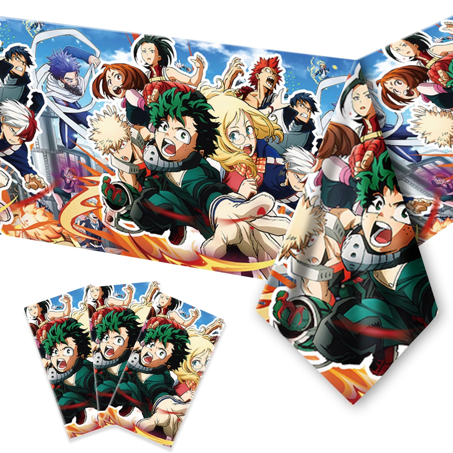 My Hero Academia Birthday Party Kit – Cake Topper & Tableware