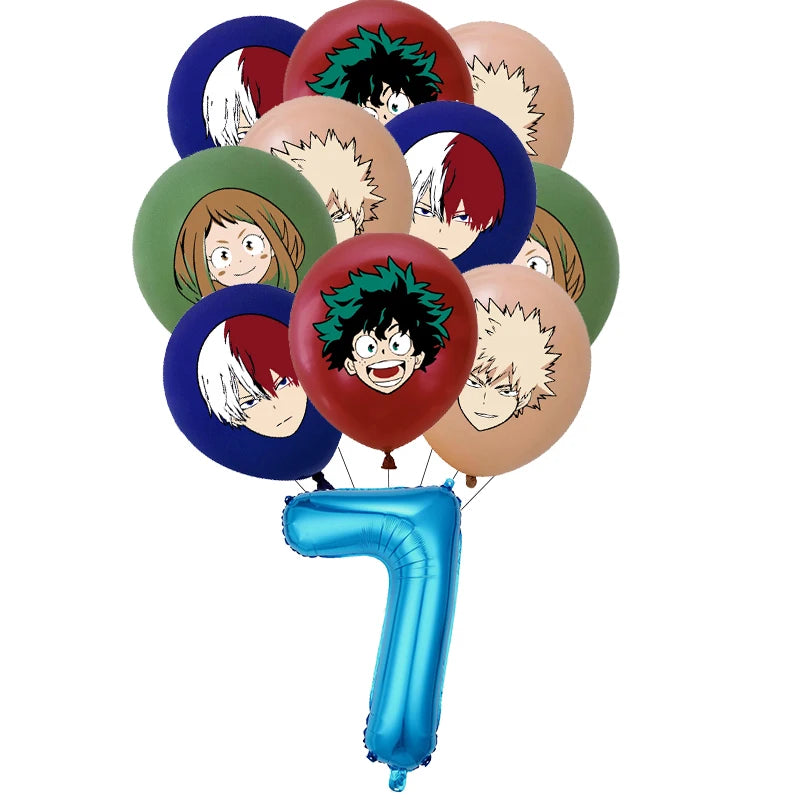 My Hero Academia Birthday Party Kit – Cake Topper & Tableware