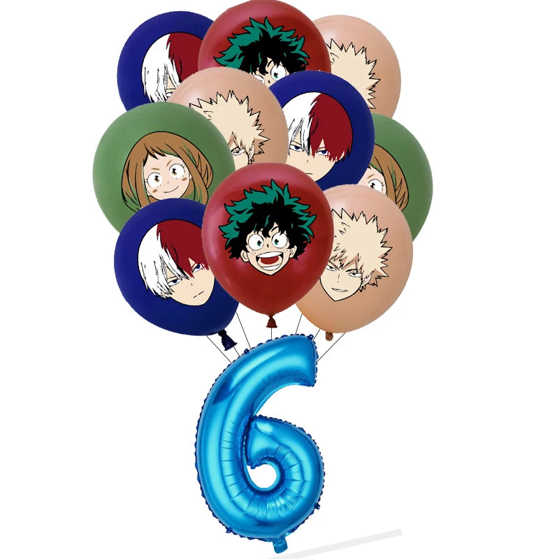My Hero Academia Birthday Party Kit – Cake Topper & Tableware