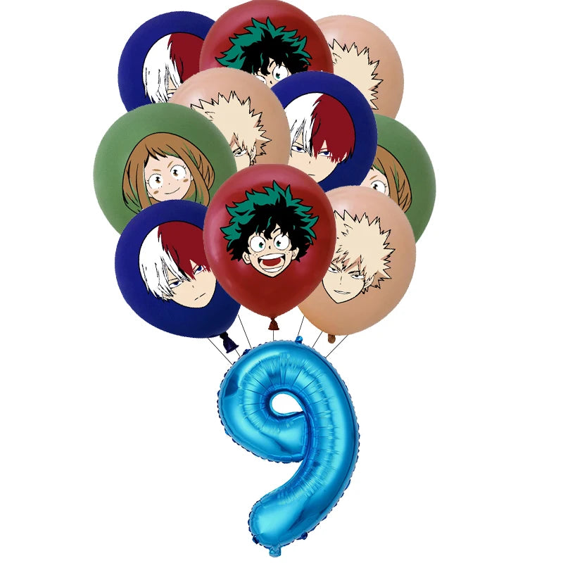 My Hero Academia Birthday Party Kit – Cake Topper & Tableware