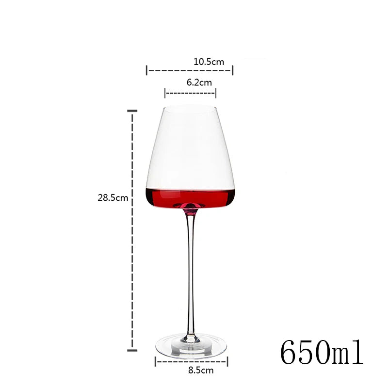 Handmade crystal goblet – perfect for wine tasting, parties, or gifts. 🍷