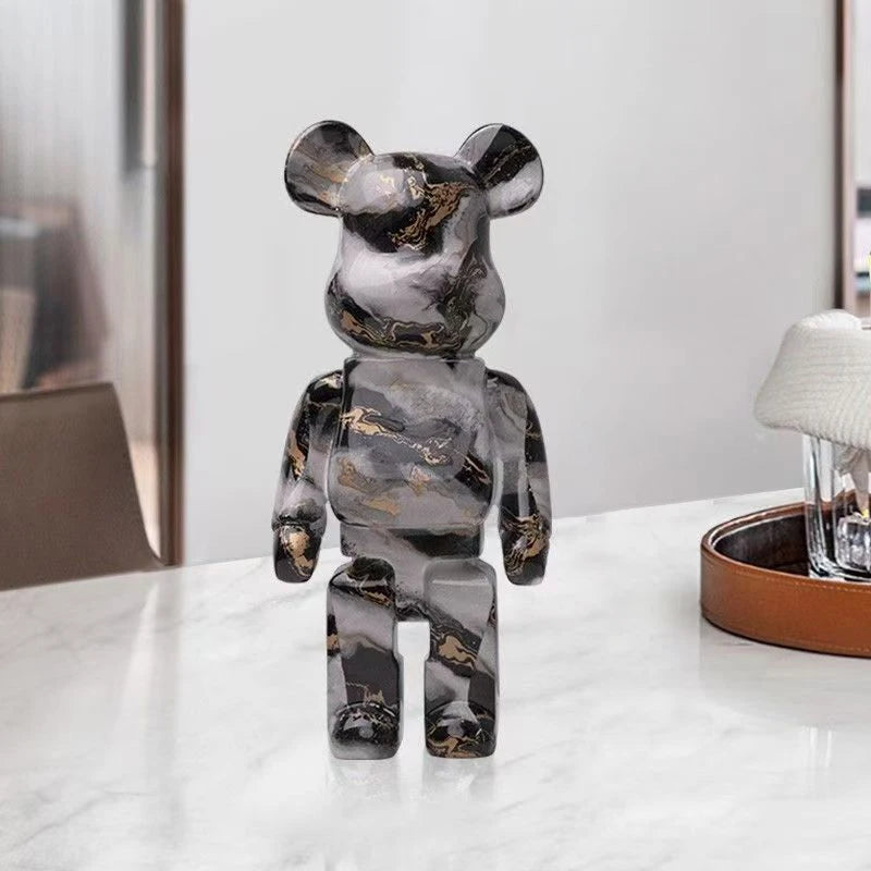 27cm Graffiti Bear Figurine Home Decor