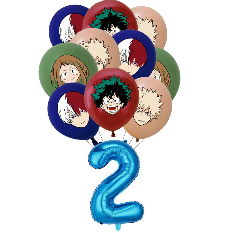 My Hero Academia Birthday Party Kit – Cake Topper & Tableware